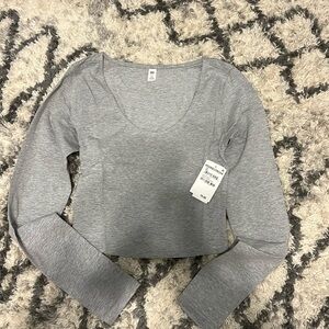 NWT: Scoop Neck Long Sleeve Tee